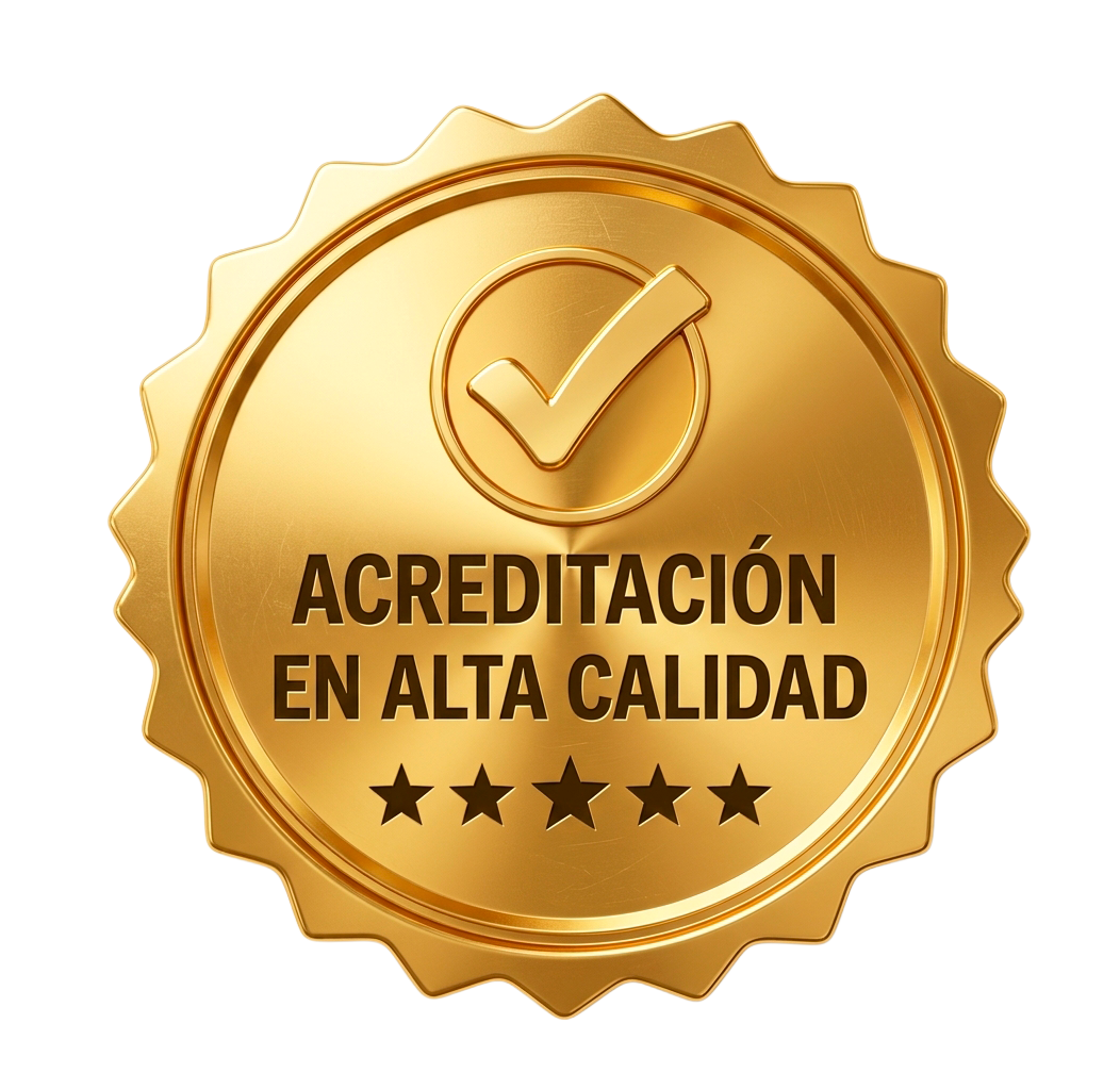 Sello de acreditación de alta calidad