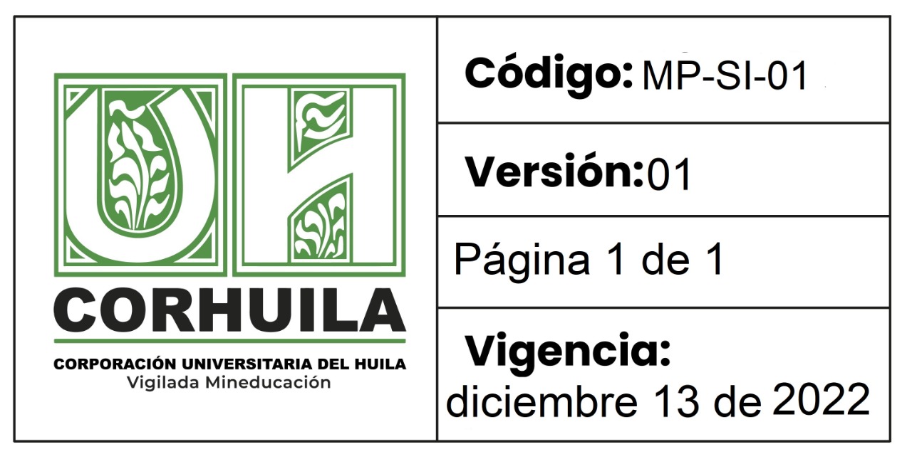 SIG - Corporación Universitaria Del Huila